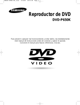Samsung DVD-P650K Manual de usuario
