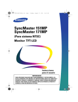 Samsung SYNCMASTER 171MP Manual de usuario