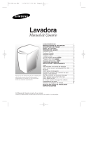 Samsung WA1051D1DW/YE Manual de usuario