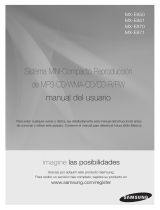 Samsung MX-E850 Manual de usuario