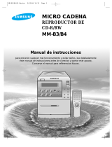 Samsung MM-B4 Manual de usuario