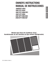 Samsung AW18P1HBD/XAP Manual de usuario