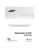Samsung DVD-P270 Manual de usuario