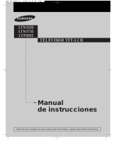 Samsung LTP2035 Manual de usuario