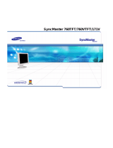 Samsung 760TFT Manual de usuario