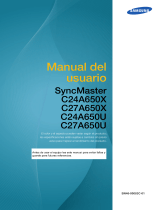 Samsung C27A650X Manual de usuario