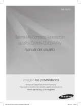 Samsung MX-F870 Manual de usuario