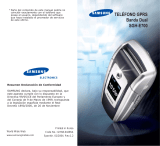 Samsung SGH-E700 Manual de usuario