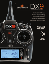 Spektrum DX9 Transmitter Only Mode 1-4 in MD2 Config El manual del propietario