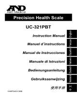 AND UC-321 PBT Manual de usuario