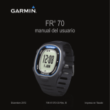Garmin FR70 Manual de usuario