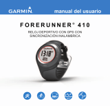 Garmin Forerunner 410 Manual de usuario