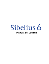 Sibelius Sibelius 6.1 Manual de usuario