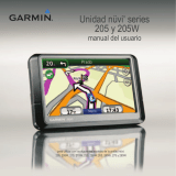 Garmin Avis nuvi 265T Manual de usuario