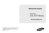 Samsung Galaxy Prevail Boost Mobile Manual de usuario
