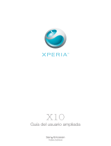 Sony X10 Manual de usuario