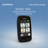 Garmin Edge 800 + Topo Karte Manual de usuario