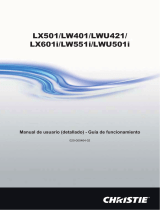 Christie LW401 Manual de usuario