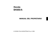 Honda SH300 Scoopy El manual del propietario
