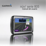 Garmin Nüvi 805 Manual de usuario