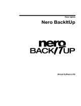 Nero BackItUp El manual del propietario