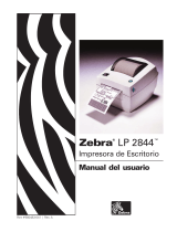 Zebra LP 2844 El manual del propietario