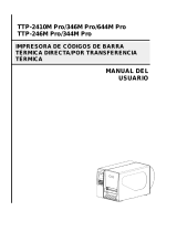 TSC TTP-246M Pro Series Manual de usuario