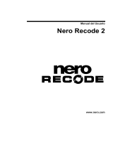 Nero Recode 2 El manual del propietario