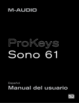 M-Audio PROKEYS SONO 61 Guía del usuario