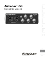 PRESONUS Audiobox USB El manual del propietario