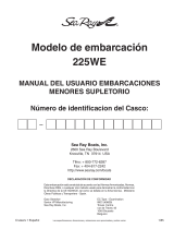 Sea Ray 225WE Manual de usuario