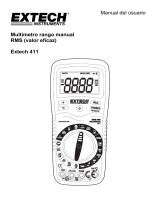 Extech Instruments EX411 Manual de usuario