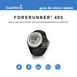 Garmin Forerunner 405 Guía de inicio rápido