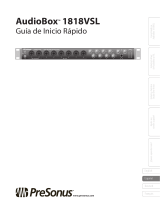 PRESONUS AudioBox 1818VSL Guía de inicio rápido