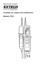 Extech Instruments VT30 Manual de usuario