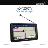Garmin Nüvi 2580 TV Guía de inicio rápido