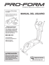 Pro-Form 480 Spacesaver Elliptical El manual del propietario