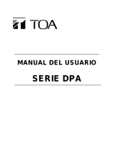 TOA DPA Serie Manual de usuario