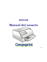Compuprint MDP 40 FB Manual de usuario