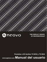 AG Neovo TX-W42 Manual de usuario