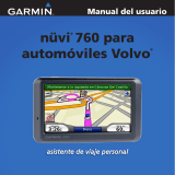 Garmin Nüvi 760 para Automóviles Volvo Manual de usuario