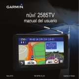 Garmin Nüvi 2585 TV Manual de usuario