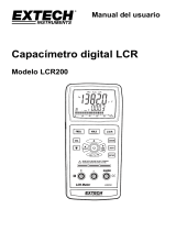 Extech Instruments LCR200 Manual de usuario