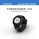 Garmin Forerunner® 210, Pacific, With Heart Rate Monitor and Foot Pod (Club Version) El manual del propietario