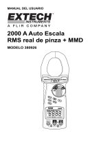 Extech Instruments 380926 Manual de usuario