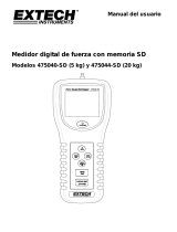 Extech Instruments 475044-SD Manual de usuario