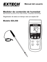 Extech Instruments SDL550 Manual de usuario