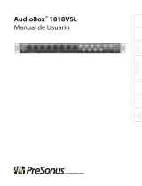 PRESONUS AudioBox 1818VSL El manual del propietario
