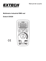 Extech Instruments EX520 Manual de usuario