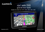 Garmin Nüvi 2565 Guía de inicio rápido